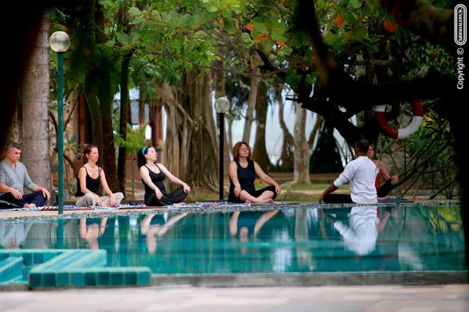 Yoga and relaxation session